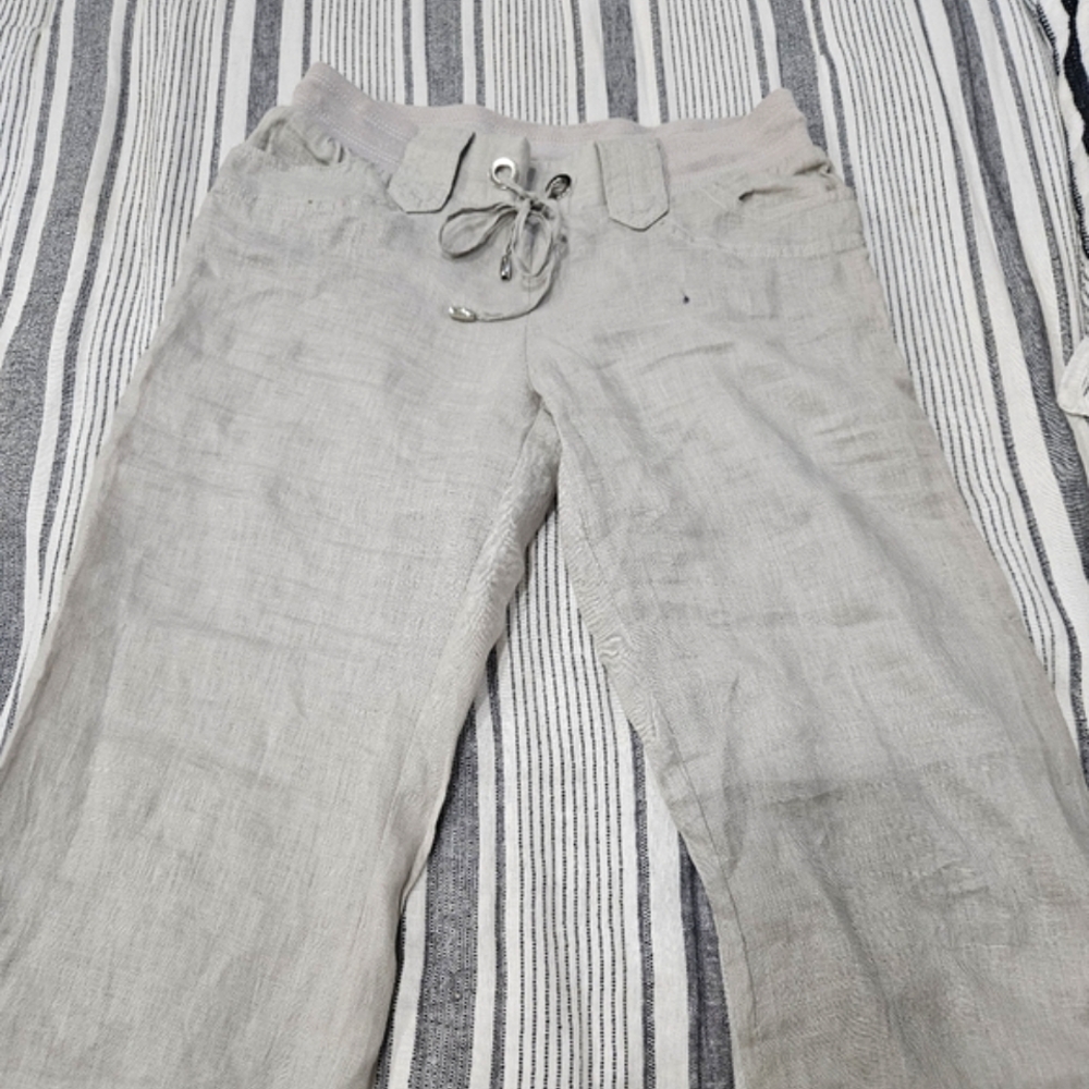 Nikibiki Tan Linen Pants NWOT